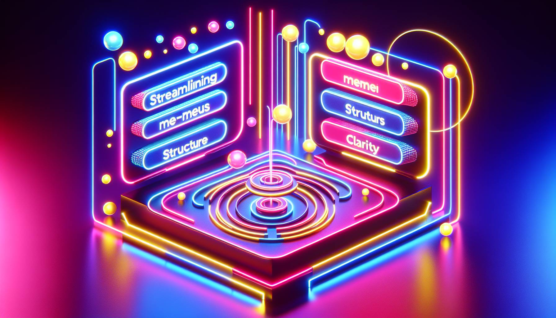 Streamlining Menu Structures for Clarity